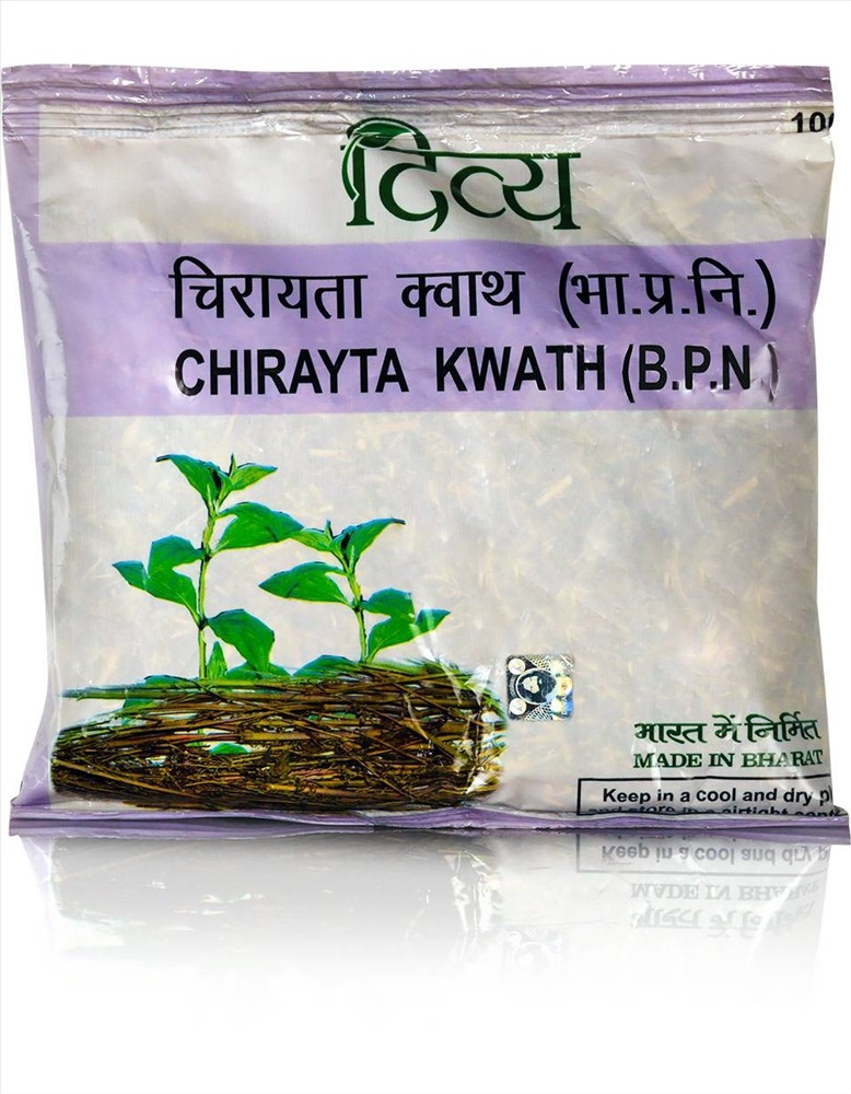 Аюрведический чай Чирайта Кватх, 100 г, Патанджали; Chirayta Kwath, 100 g, Patanjali — купить в интернет-магазине