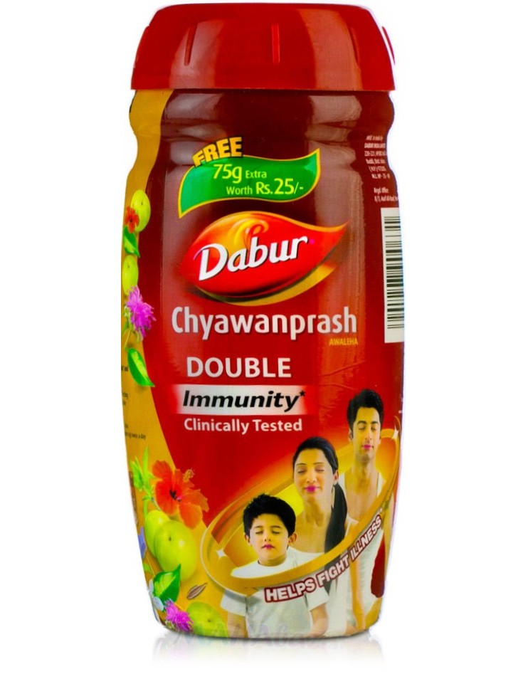 Чаванпраш Двойной иммунитет, 1 кг, производитель Дабур; Chyawanprash DOUBLE Immunity, 1 kg, Dabur — купить в интернет-магазине