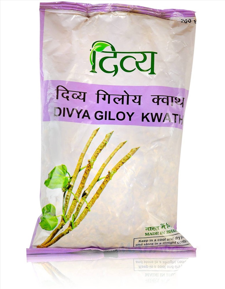 Аюрведический чай Дивья Гилой Кватх, 200 г, Патанджали; Divya Giloy Kwath, 200 g, Patanjali — купить в интернет-магазине