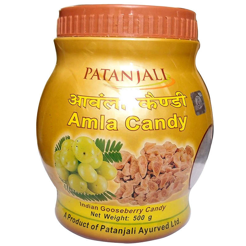 Амла сушеная в цукатах, 500 г, Патанджали; Amla Candy, 500 g, Patanjali — купить в интернет-магазине