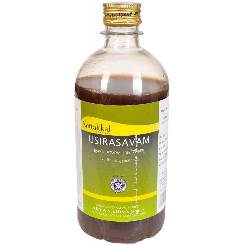 Аюрведический тоник Усирасавам, 450 мл, Коттаккал Аюрведа; Usirasavam, 450 ml, Kottakkal Ayurveda — купить в интернет-магазине
