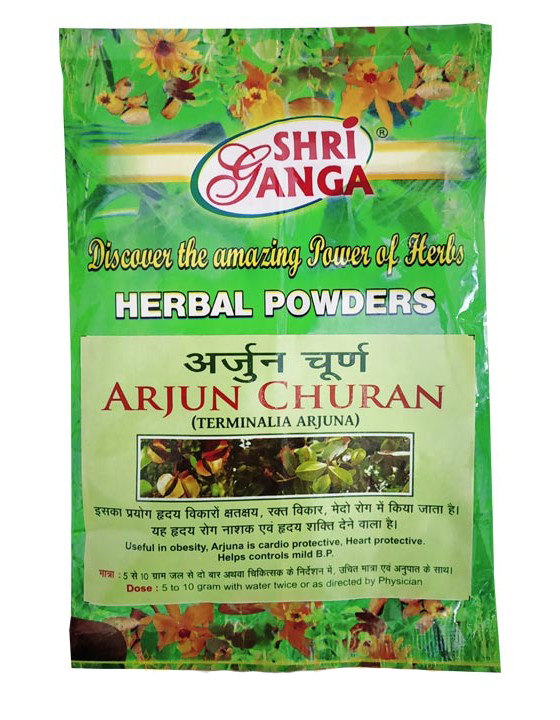 Арджун Чурна, 100 г, производитель Шри Ганга; Arjun Churan, 100 g, Shri Ganga — купить в интернет-магазине