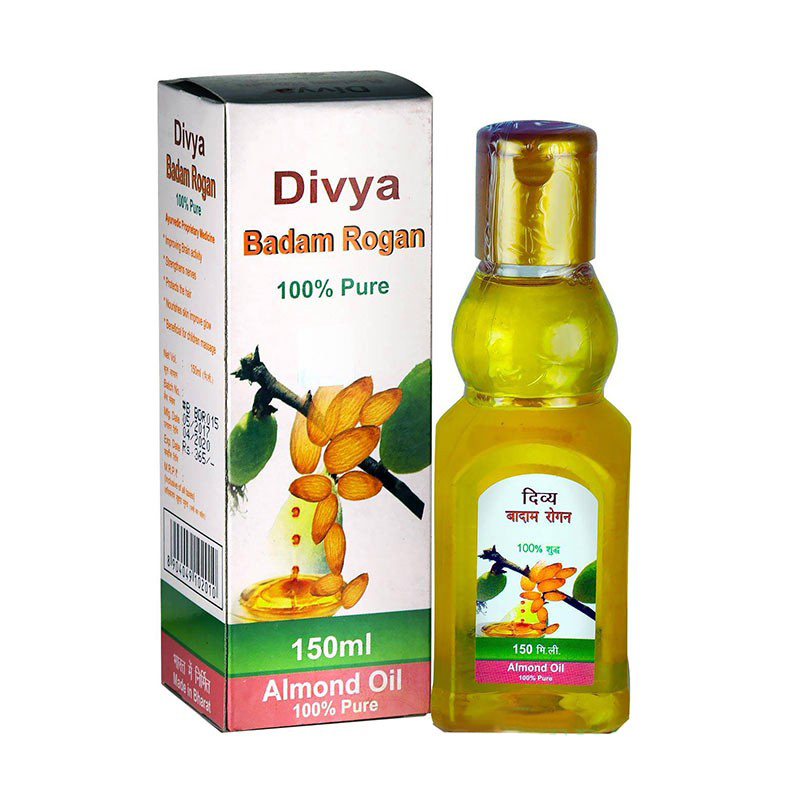 Миндальное масло Дивья Бадам Роган, 150 мл, Патанджали; Divya Badam Rogan Almond Oil, 150 ml, Patanjali — купить в интернет-магазине