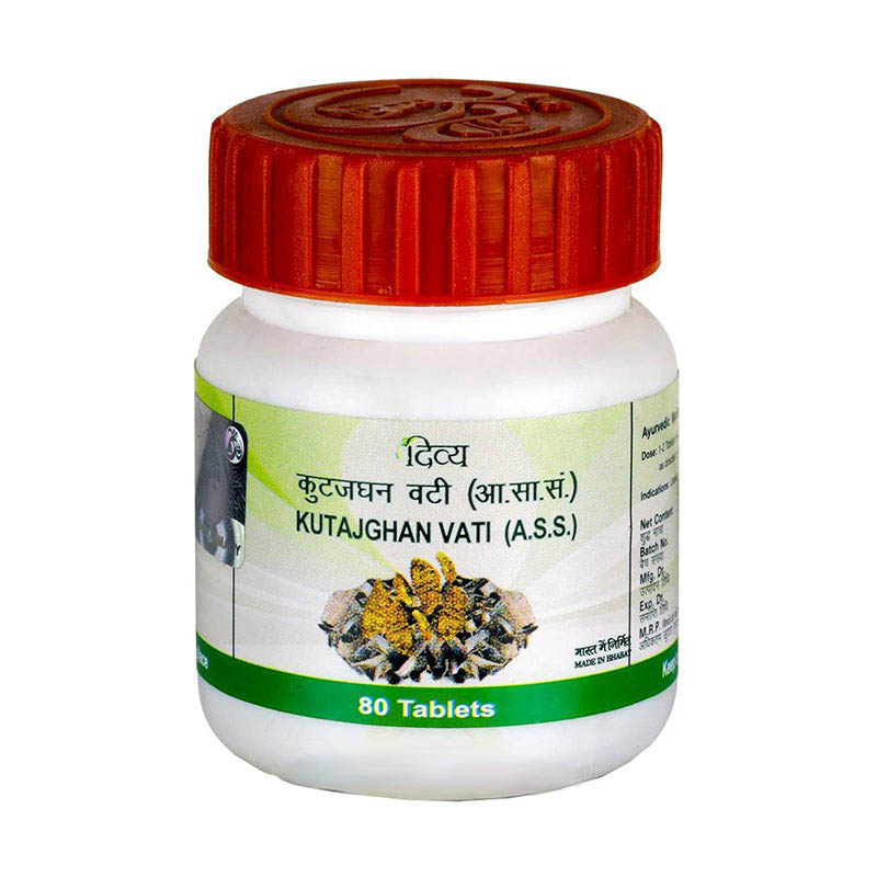 Кутаджгхан Вати, 80 таб, Патанджали; Kutajghan Vati, 80 tabs, Patanjali — купить в интернет-магазине