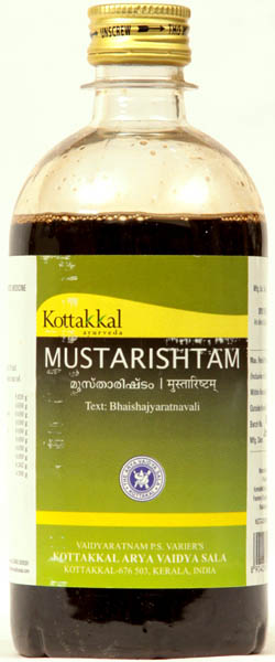 Аюрведический тоник Мустариштам, 450 мл, Коттаккал Аюрведа; Mustarishtam, 450 ml, Kottakkal Ayurveda — купить в интернет-магазине