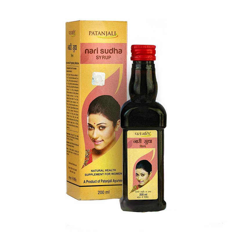 Сироп Нари Шудха для женского здоровья, 200 мл, Патанджали; Nari Sudha Syrup Natural Health Supplement for Women, 200 ml, Patanjali — купить в интернет-магазине