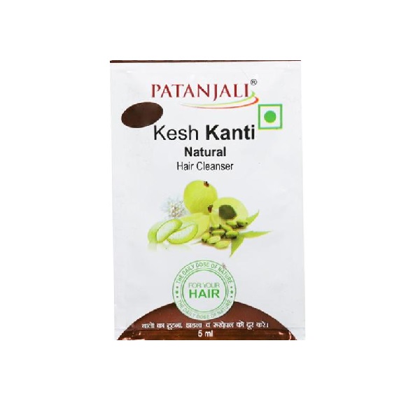 Шампунь Кеш Канти Натурал, 5 мл, Патанджали; Kesh Kanti Natural Hair Cleanser Shampoo, 5 ml, Patanjali — купить в интернет-магазине