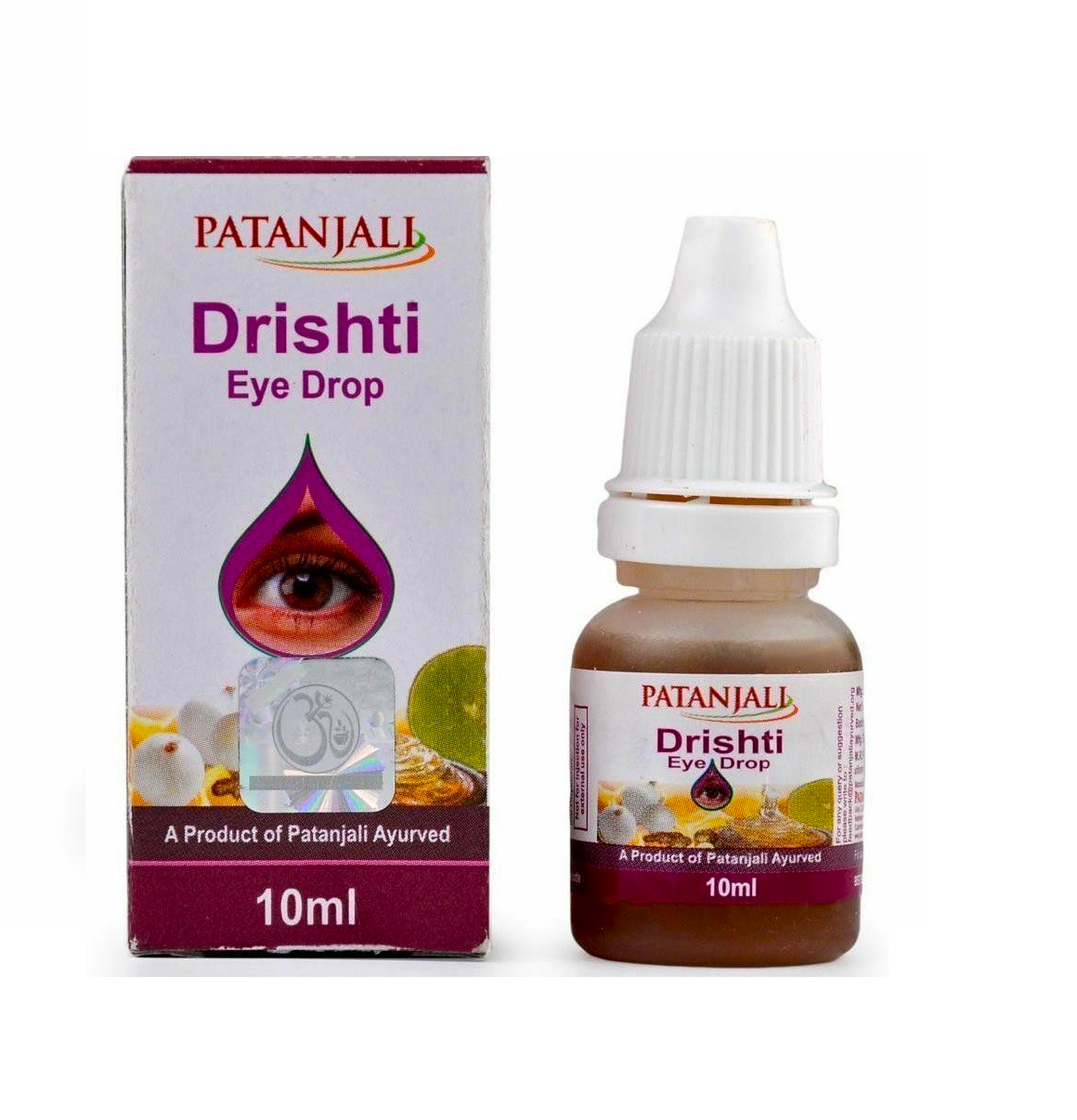 Глазные капли Дришти, 10 мл, Патанджали; Drishti eye drop, 10 ml, Patanjali — купить в интернет-магазине