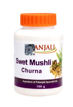 Сафед Мусли Чурна для укрепление иммунитета, 100 г, Патанджали; Swet Mushli Churna, 100 g, Patanjali — купить в интернет-магазине