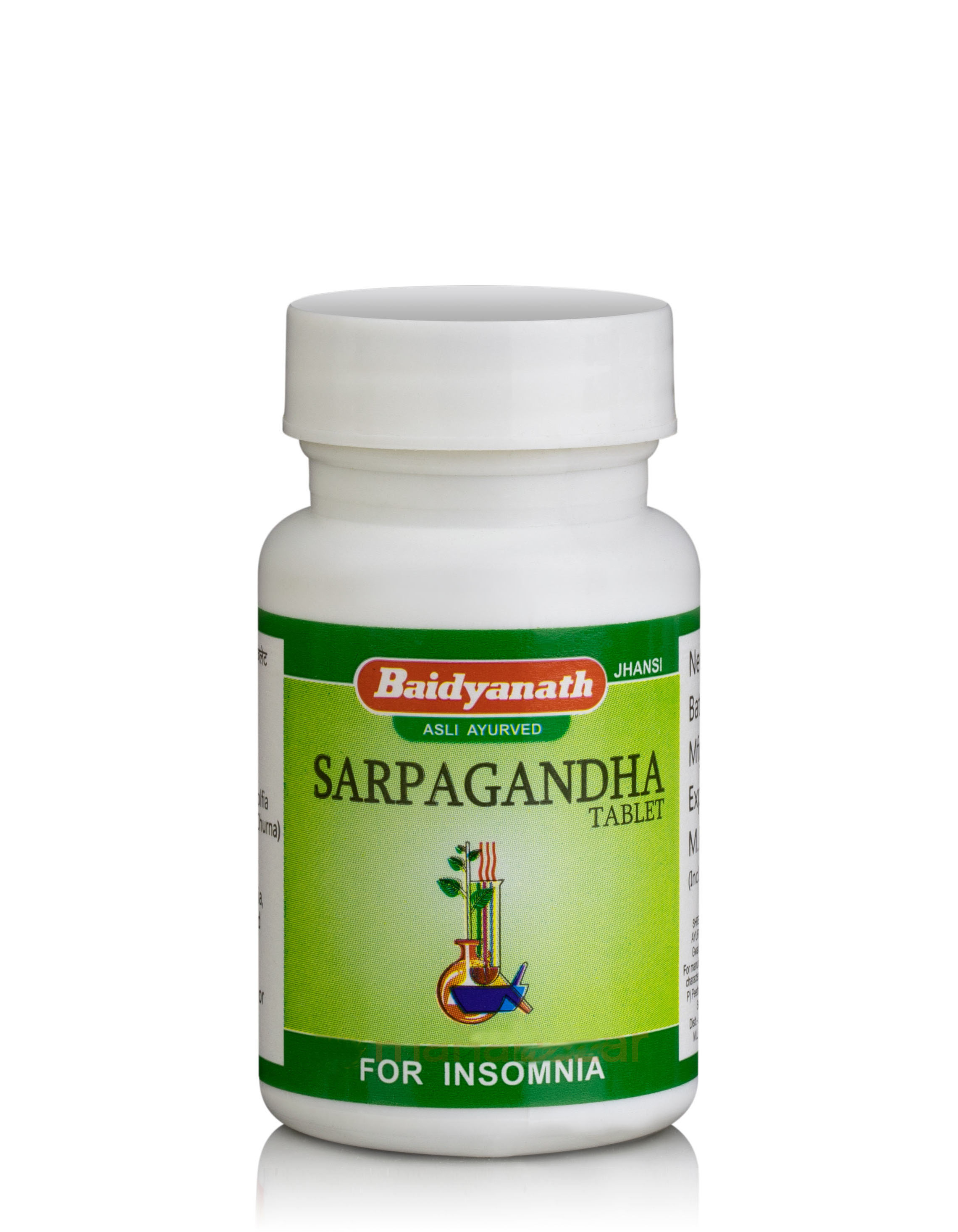 Сарпагандха, 50 таб, производитель Байдьянатх; Sarpagandha, 50 tabs, Baidyanath — купить в интернет-магазине