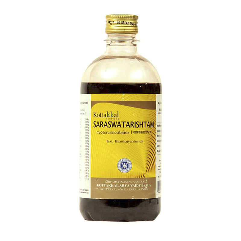 Аюрведический тоник Сарасватариштам, 450 мл, Коттаккал Аюрведа; Saraswatarishtam, 450 ml, Kottakkal Ayurveda — купить в интернет-магазине