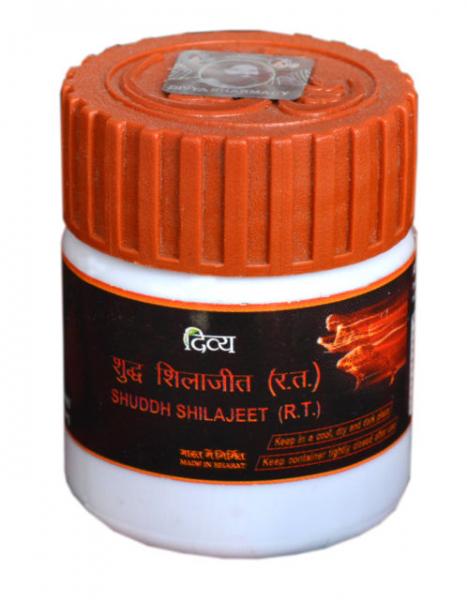 Шиладжит, природный минеральный комплекс, 20 г, Патанджали; Shuddh Shilajeet, 20 g, Patanjali — купить в интернет-магазине