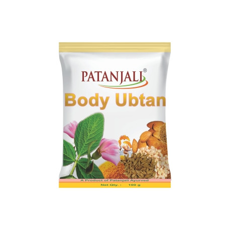Травяной скраб для тела Убтан, 100 г, Патанджали; Body Ubtan Herbal Skin Fairness Bathing Powder, 100 g, Patanjali — купить в интернет-магазине