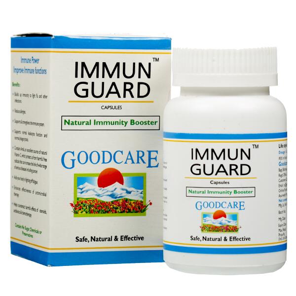 Иммун Гуард, усилитель иммунитета, 60 кап, производитель Байдьянатх; Immun Guard Natural immunity Booster, 60 caps, Baidyanath — купить в интернет-магазине