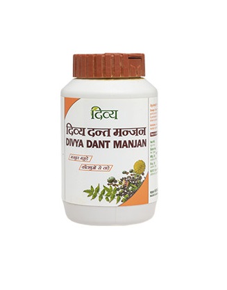 Зубной порошок Дивья Дант Манжан, 100 г, Патанджали; Divya Dant Manjan, 100 g, Patanjali — купить в интернет-магазине