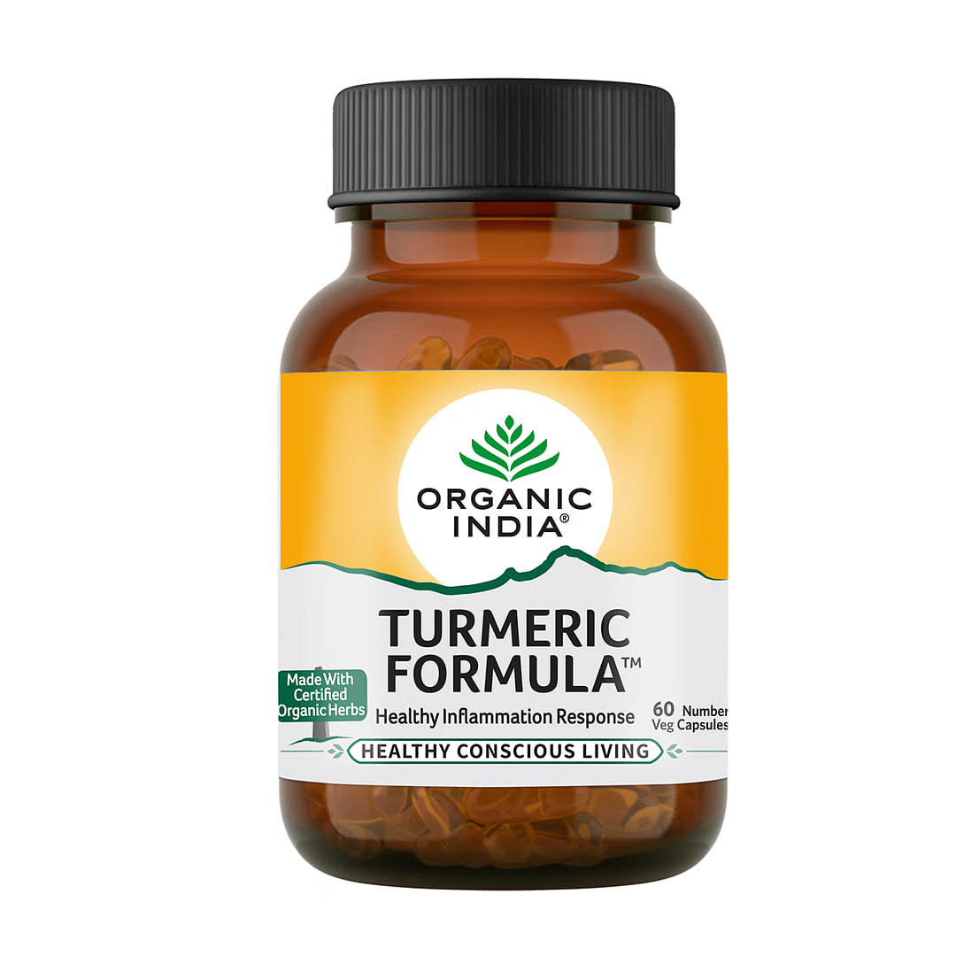 Куркумин Формула, 60 капсул, Органик Индия; Organic India Turmeric Formula 60 Veg Capsule — купить в интернет-магазине