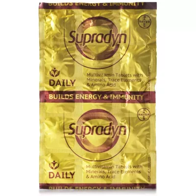СУПРАДИН (SUPRADYN) МУЛЬТИВИТАМИНЫ, 15 ТАБ, ИНДИЯ (INDIA) — купить в интернет-магазине